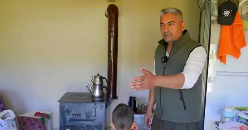 İstanbul u terk eden Bülent Polat köye yerleşti: Ne elektrik var ne telefon!