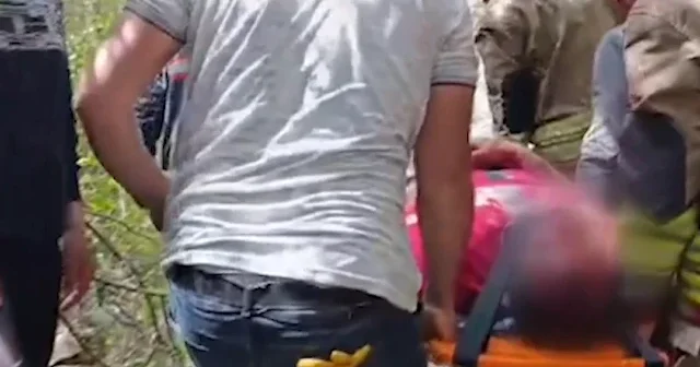 Kekik toplarken uçurumdan düştü VİDEO İZLE