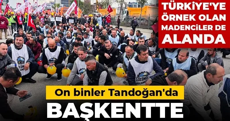 Başkentte 1 Mayıs coşkusu! On binler Tandoğan da