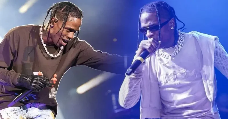 Sahnede 20 dakika kalan Travis Scott yuhalandı! Dublör kullandı iddiası ortalığı karıştırdı!