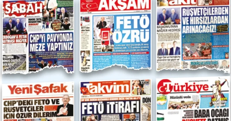 Kemal Bey artık yandaş medyanın manşet yıldızı Sözcü Gazetesi