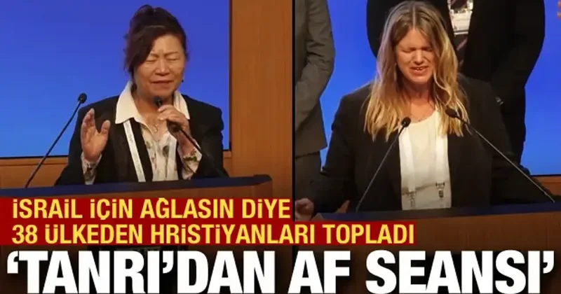 İsrail yurt dışından getirttiği Hristiyanlara İsrail için Tanrı dan af seansı düzenletti