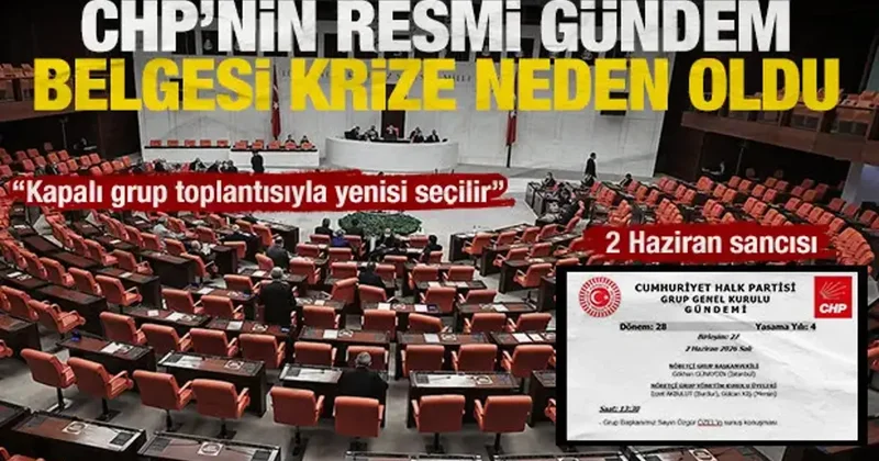 CHP de mutlak butlan sancısı: 2 Haziran’da Meclis te gerçekleşecek grup toplantısı krizi