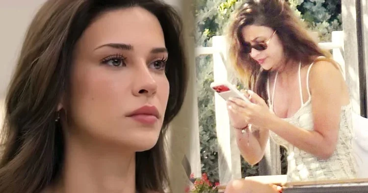 Telefonu elinden düşmedi