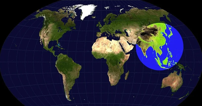 İnanması güç ama gerçek: 4,3 milyar insan aynı çemberin içinde yaşıyor! İşte dünyanın “insanlık merkezi” Yuxi Çemberi