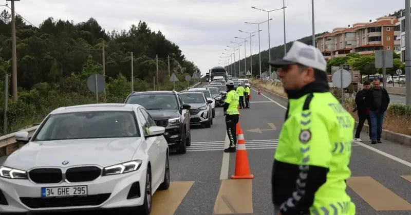 Muğla’da 9 günlük Bayram mesaisinde 37 bin araç kontrol edildi