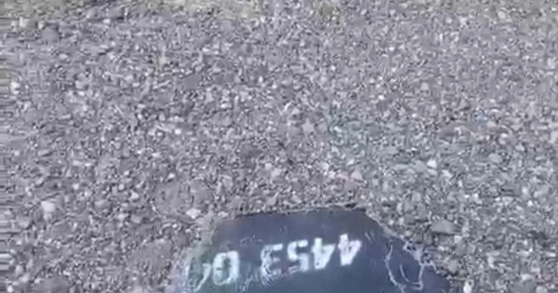 Trabzon da ağaca çarpıp infilak eden İHA inceleniyor