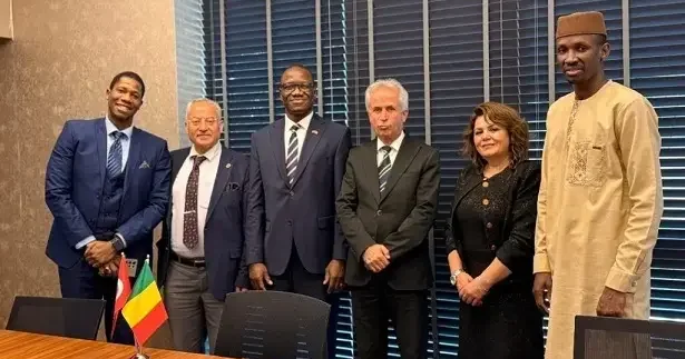 SANKON heyetinden Mali Büyükelçiliği’ne ziyaret