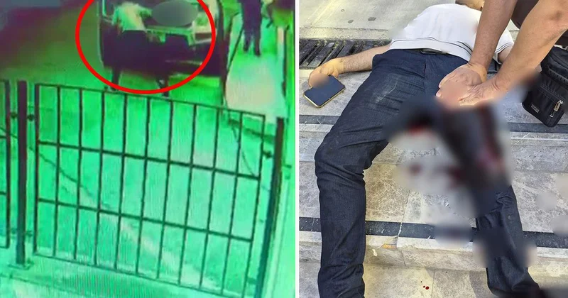 Kasklı saldırgan kovaladığı şahsı bacağından vurup kaçtı