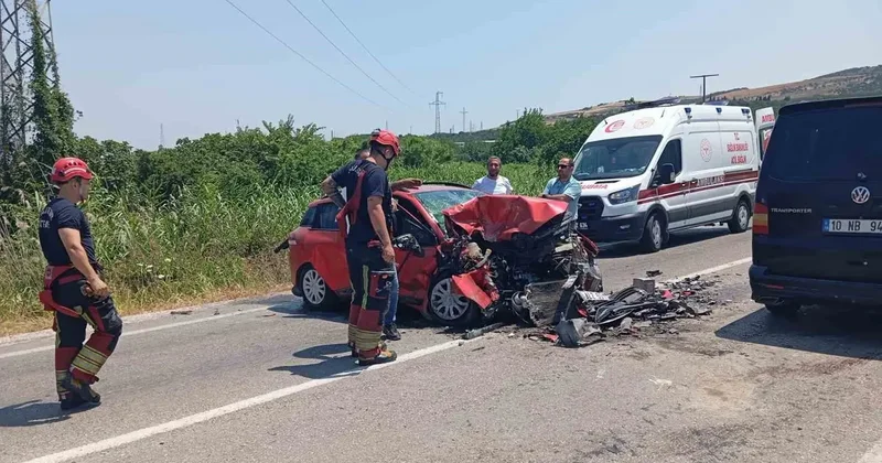 Erdek’te zincirleme kaza: 1 ölü, 2 yaralı