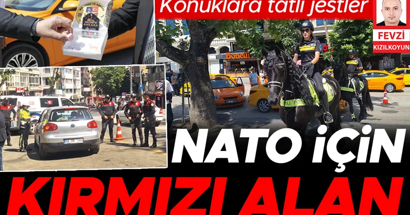 Başkent NATO’ya hazırlanıyor… Konuklara tatlı jestler