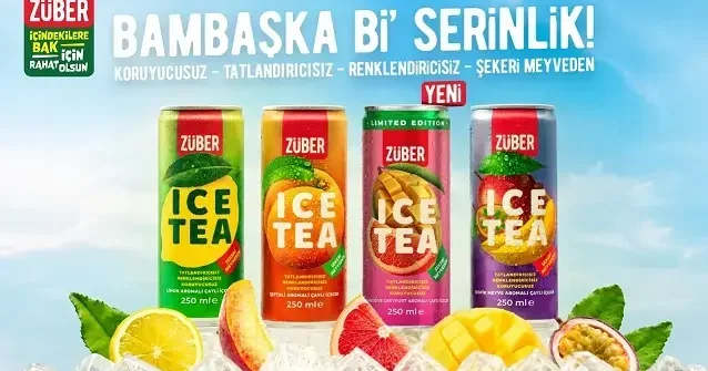 Züber’in yeni içeceği ‘Mango ve Greyfurt Limited Edition’ pazara sunuldu