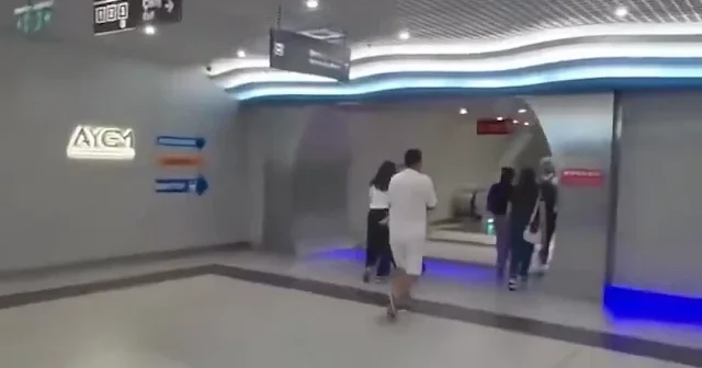 İstanbul Havalimanı metrosunu gören turist şaşkına döndü VİDEO İZLE
