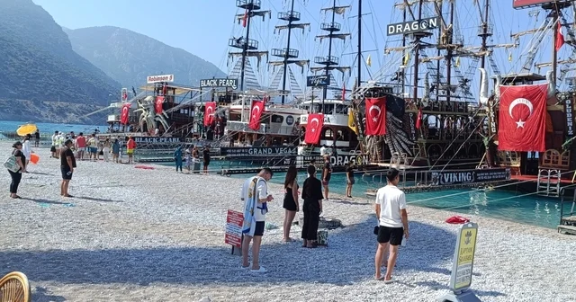 Ölüdeniz de 1 Temmuz Denizcilik Ve Kabotaj Bayramı coşkuyla kutlandı Muğla Haberleri Habertürk Yerel Haberler