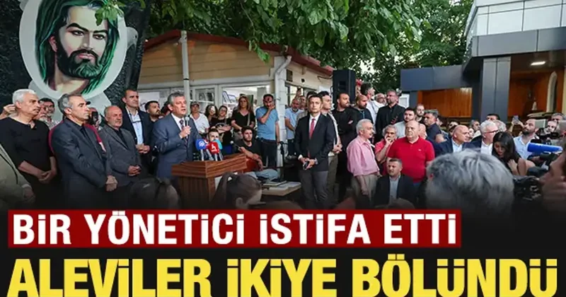 Aleviler ikiye bölündü: Bir yönetici istifa etti