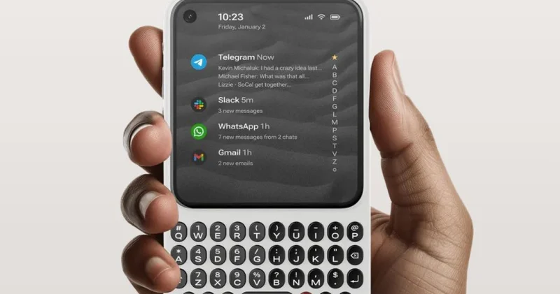 Tuşlu telefonlar geri mi dönüyor! BlackBerry nostaljisini canlandıran Clicks Communicator