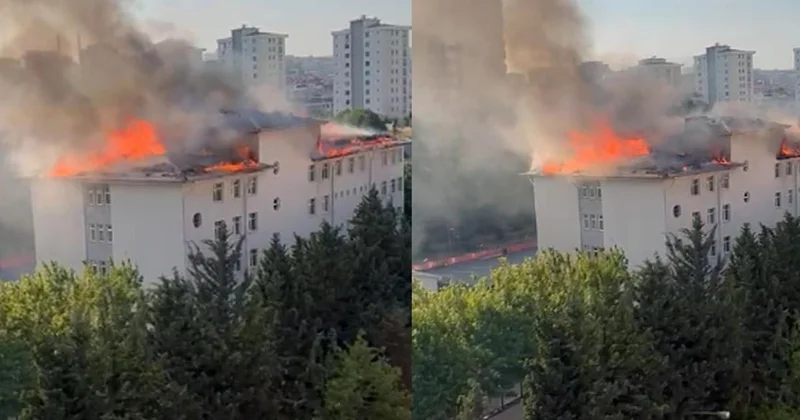 İstanbul Beylikdüzü nde bir okulda yangın Sözcü Gazetesi