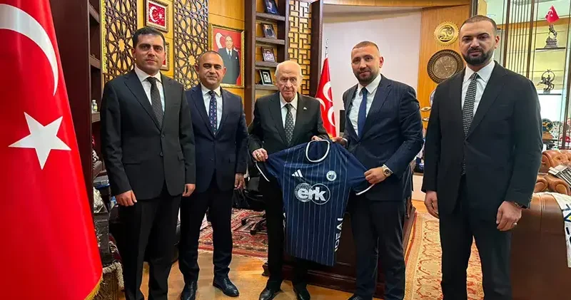Erciyes 38 FK Başkanı Ersoy dan MHP Genel Başkanı Bahçeli ye ziyaret
