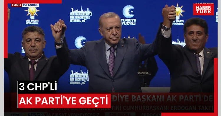 3 CHP li AK Parti ye geçti