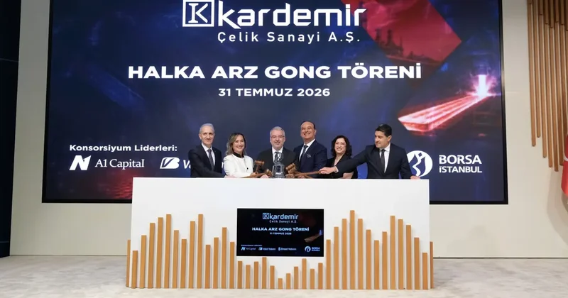 Borsa İstanbul’da gong Kardemir Çelik için çaldı!
