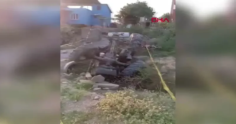 Yer: Adana! Traktörün altında kaldı, hayati tehlikesi var