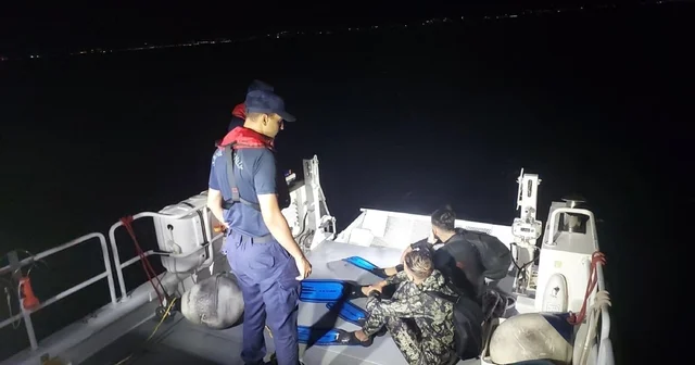 Bodrum da yüzerek Yunanistan a geçmeye çalışan 2 kaçak göçmen yakalandı Muğla Haberleri Habertürk Yerel Haberler