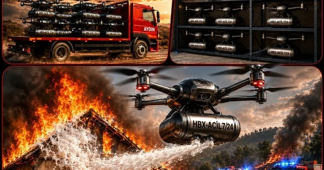 Orman ve arazi yangınları ile mücadelede Akıllı Drone önerisi Başlık; Daha az maliyetle daha kısa zamanda sonuç alınır Aydın Haberleri Habertürk Yerel Haberler