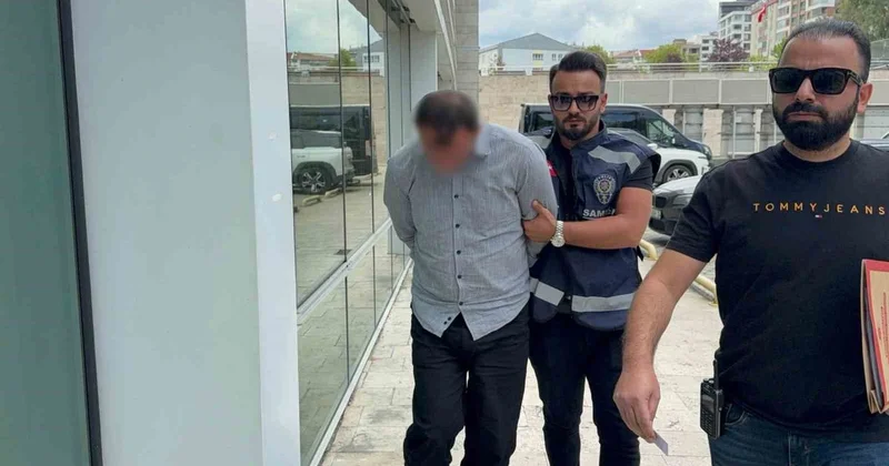 Semt pazarında genç kadına elle tacize gözaltı