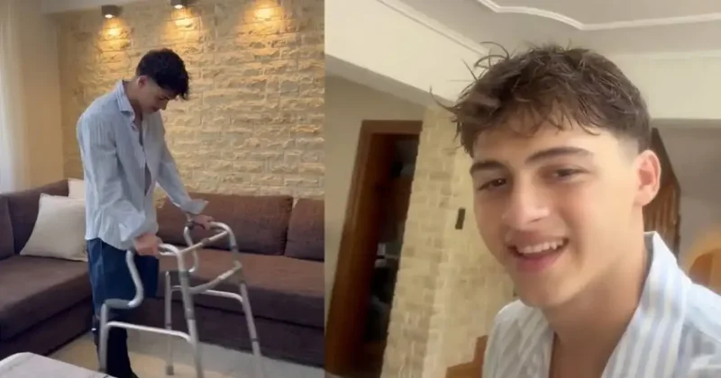 Survivor kazasında bacağını kaybetmişti! Stavros Floros un iyileşme çabası duygulandırdı