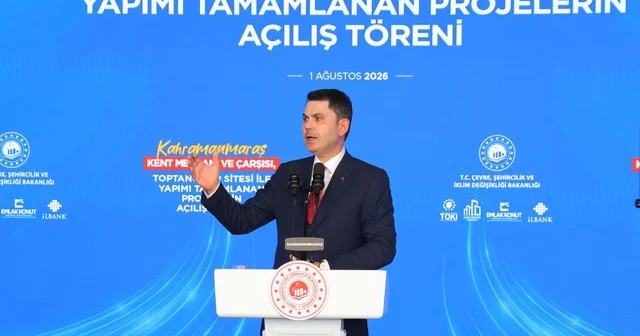 Bakan Kurum: Her yetişemezsiniz iddiasına, yeni bir anahtar teslimiyle cevap verdik Kimin milleti için, kimin kendisi için çalıştığı gün gibi aydınlandı Kahramanmaraş Haberleri Habertürk Yerel Haberler