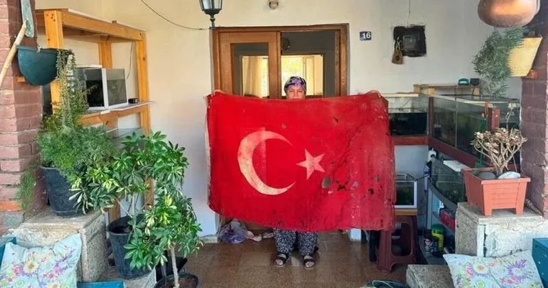 Aynur teyze 36 yıl boyunca korudu! Kıbrıs Barış Harekâtı’nın bayrağı restore edilecek