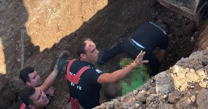 Son dakika: Hatay da altyapı çalışması sırasında heyelan: 1 ölü Son dakika haberleri