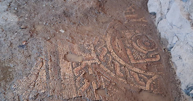 Mardin de tarihi eser operasyonunda 1500 yıllık mozaik bulundu