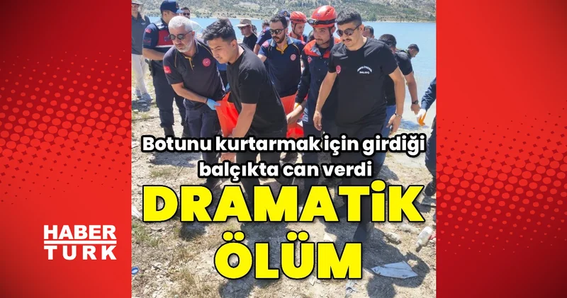 Sazlığa takılan balık yemleme botunu kurtarmaya çalışırken balçığa saplanıp öldü Son dakika haberleri