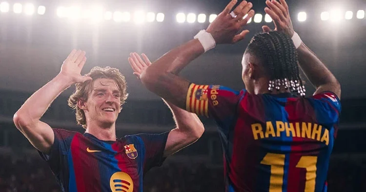Barcelona 5 attı, 3 te 3 yaptı!