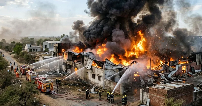 Havai Fişek Fabrikasında Patlama: 11 Ölü