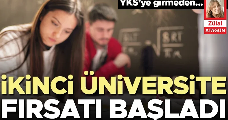 YKS’ye girmeden... İkinci üniversite fırsatı başladı