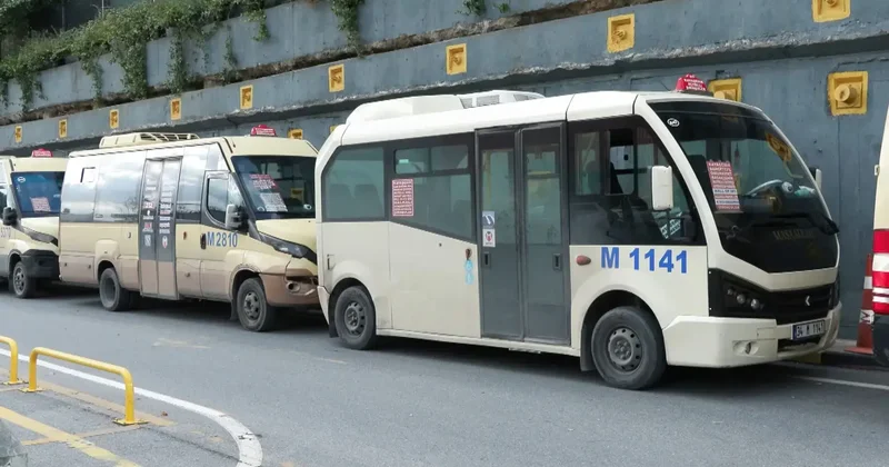 Minibüs şoförlerinden Hattımızı iptal edin eylemi