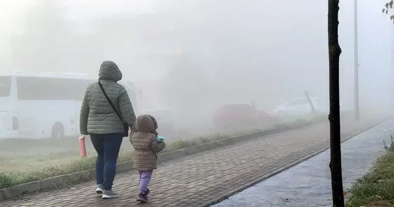 Çorlu da sis etkili oldu; eğitim uçuşları iptal edildi