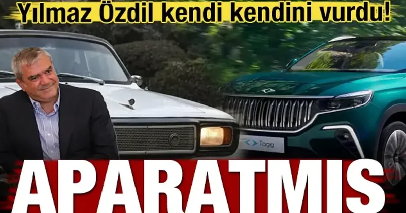 Yılmaz Özdil kendi kendini vurdu! Aparatmış