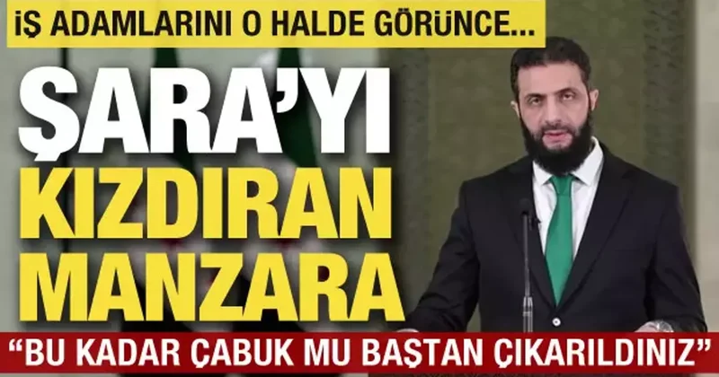 Şara yı kızdıran manzara! Bu kadar çabuk mu baştan çıkarıldınız