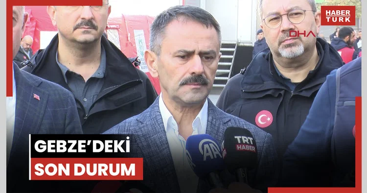 Vali Aktaş ve Büyükşehir Belediye Başkanı Büyükakın, Gebze’deki son duruma ilişkin açıklamalarda bulundu