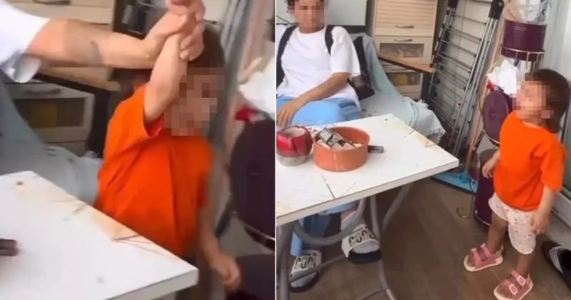 Mersin de bir annenin çocuğuna muamelesi tepki çekti! İstemiyorum seni