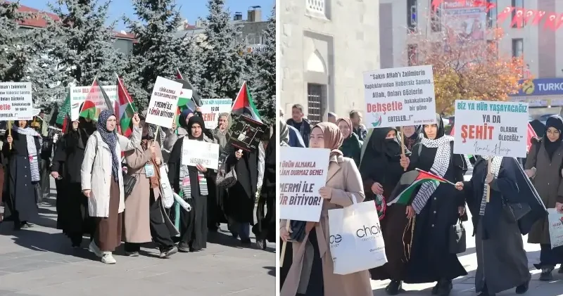 Erzurum da sağlık çalışanları 103 haftadır Gazze için desteklerini sürdürüyor Aktüel Haberleri