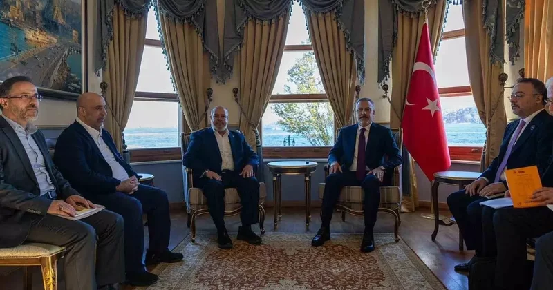 Dışişleri Bakanı Hakan Fidan, Hamas Heyeti ile görüştü