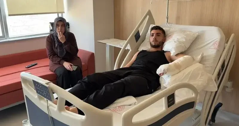 Çalıştığı iş yerinde besledikleri köpeğin saldırısında yaralandı