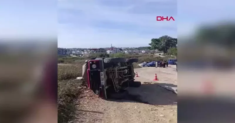 Yer: Antalya! Safari aracı devrildi: 9 turist yaralandı