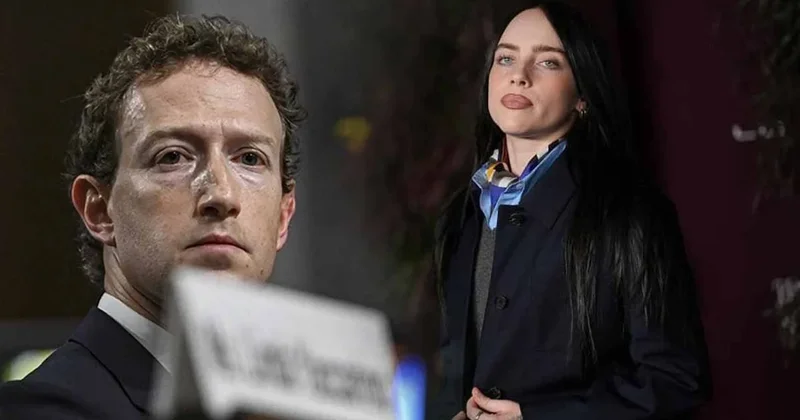 Billie Eilish ten zenginlerin gecesinde tokat gibi sözler! Mark Zuckerberg buz kesti Sözcü Gazetesi