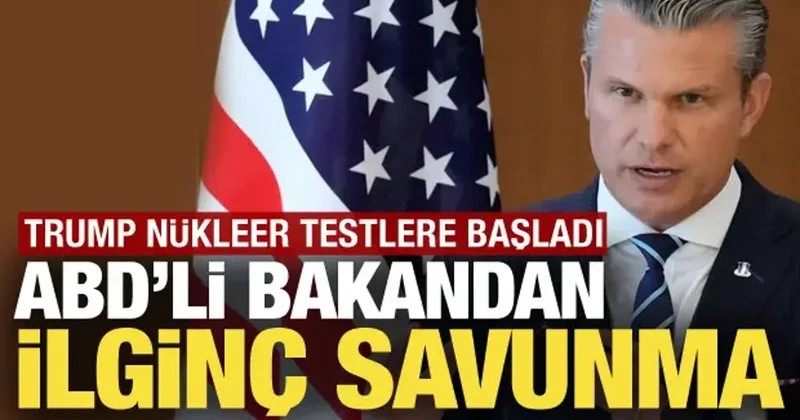 Trump nükleer testlere başladı! Bakan dan ilginç savunma: Savaş olasılığını azaltır