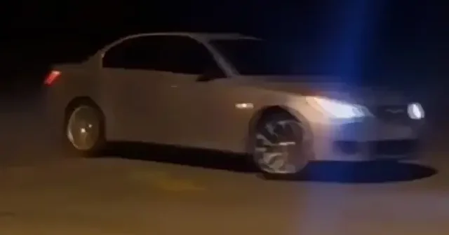 Artvin’de magandanın drifti pahalıya patladı VİDEO İZLE